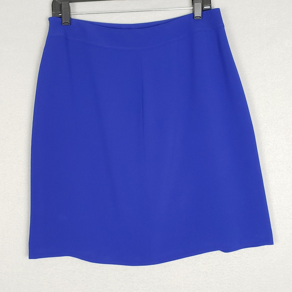 Josephine Chaus Size 12  Mini Skirt Cobalt Blue Office Siren Summer Glamoratti‎
